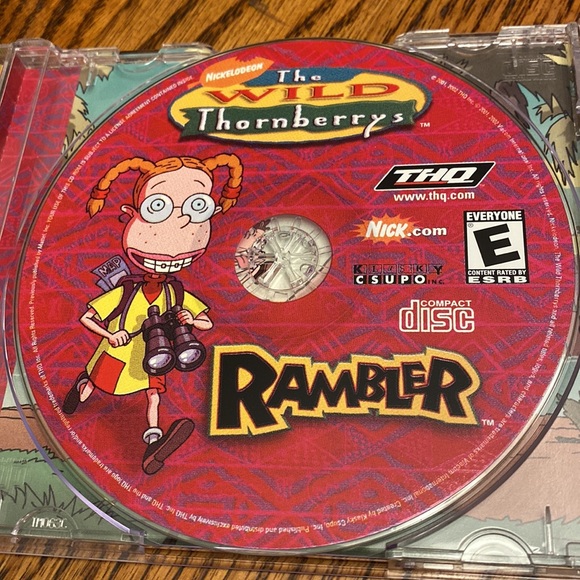 Vintage Y2K Nickelodeon THQ Wild Thornberry’s Rambler PC Game CD-ROM Gaming - Picture 3 of 6